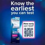 Clearblue Visual Early Detection Pregnancy Test 2 Tests - British product