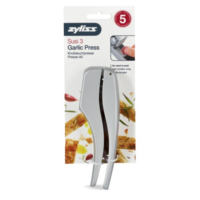 Zyliss Susi 3 Garlic Press Silver Kitchen Tool (British brand)