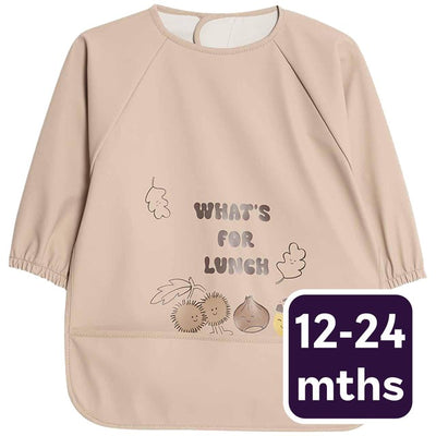 M&S M&S Baby Acorn Print Feeding Bib, 12-24 Months, Light Brown- Buy online at McGrocer