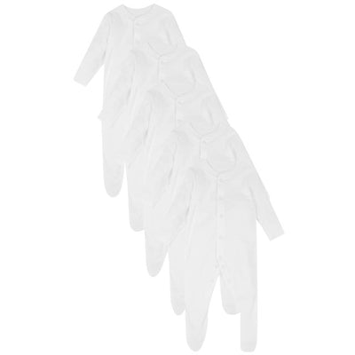 M&S M&S Combinaisons Pyjamas Bébé Pur Coton Blanc pour nourrissons 3-6 Mois - Acheter en ligne chez McGrocer