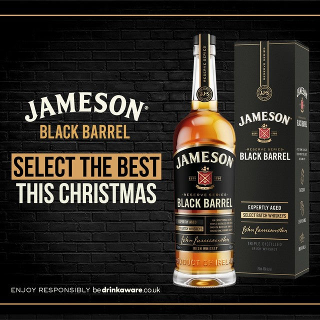 Jameson Black Barrel Blended Whiskey 70cl, UK version