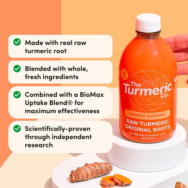 The Turmeric Co Raw Turmeric Original Dosing Bottle, UK version