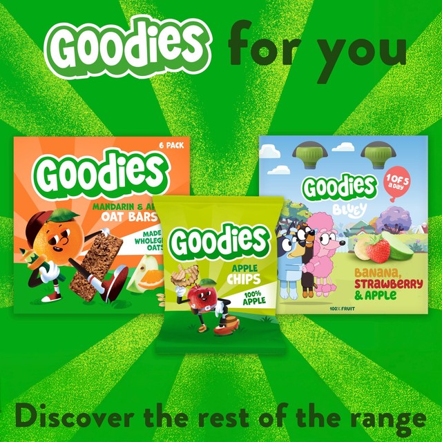 Goodies date and nut fruit bars multipack, imported from the UK