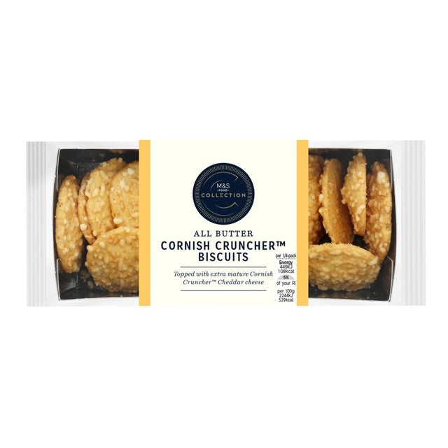 M&S Cornish Cruncher biscuits 80g, imported from the UK