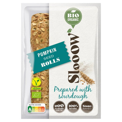 M&S SlooOw Pumpkin Seed Part Baked Rolls 320g- Buy online at McGrocer