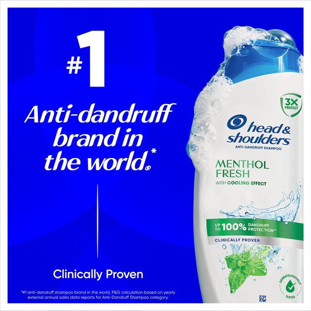 Head & Shoulders menthol shampoo 400ml, UK version