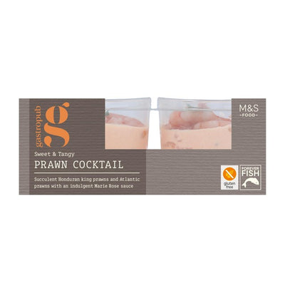 M&S Gastropub Garnelen-Cocktail Meeresfrüchte-Vorspeise 170g