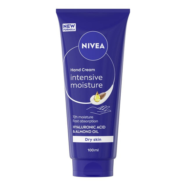 Nivea almond oil and shea butter hand cream for dry skin 100ml, imported from the UK