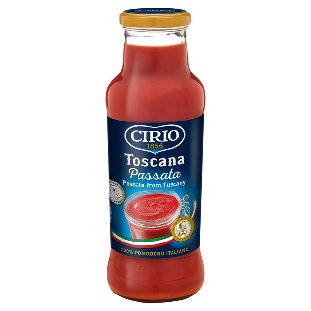 Cirio Passata Verace sieved tomatoes 700g - British product
