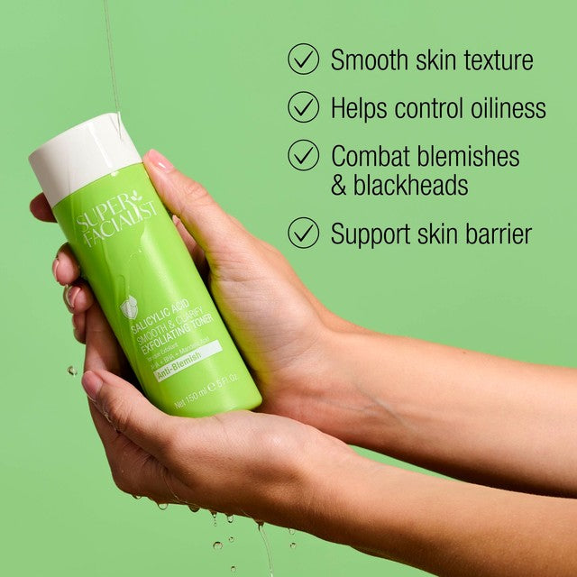 Super Facialist salicylic acid exfoliating toner (British brand)