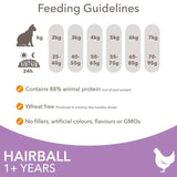 IAMS hairball control cat food with fresh chicken 800g, UK version