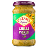 Patak's Chilli Pickle 283g, imported from the UK