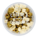 M&S Spanish cheese and olive mix 400g, imported from the UK