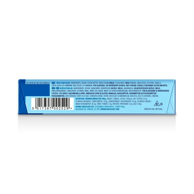 Divine milk chocolate bar 35g - British product
