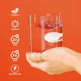 O.R.S orange electrolyte tablets 20 count, imported from the UK