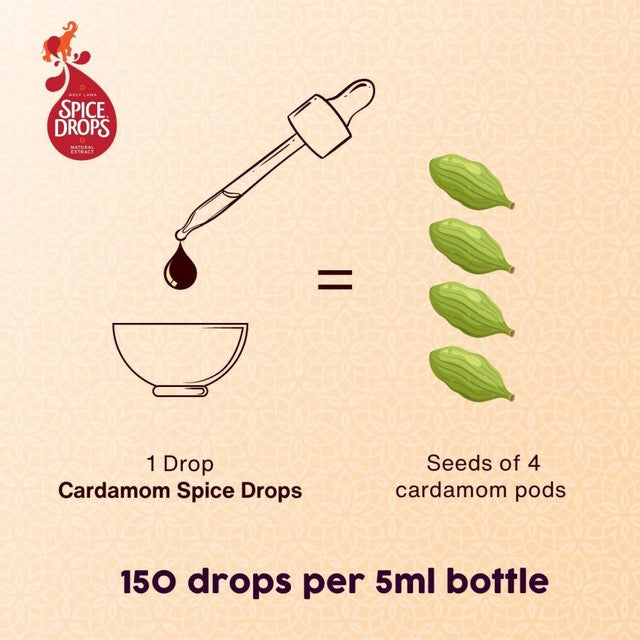 Holy Lama Spice Drops Cardamom Extract 5ml (British brand)
