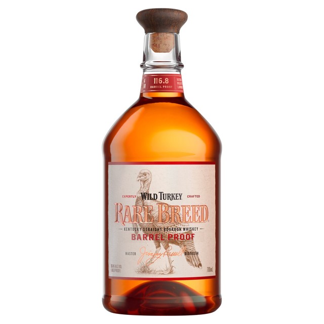 Wild Turkey Rare Breed Barrel Proof bourbon whiskey 70cl (British brand)