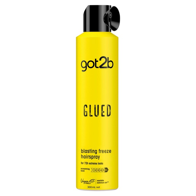 Schwarzkopf got2b Glued Blasting Freeze Spray hairspray 300ml (British brand)