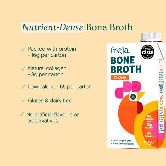 Freja Classic Chicken Sipping Bone Broth 500ml - British product