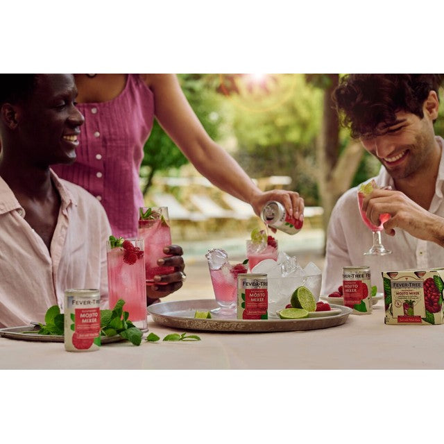 Fever-Tree Raspberry Mojito cocktail mixer 4 x 150ml - British product