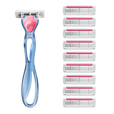 M&S BIC Click Soleil 3 Sensitive Women's Razor Bundle with 10 Refills - Kjøp online hos McGrocer