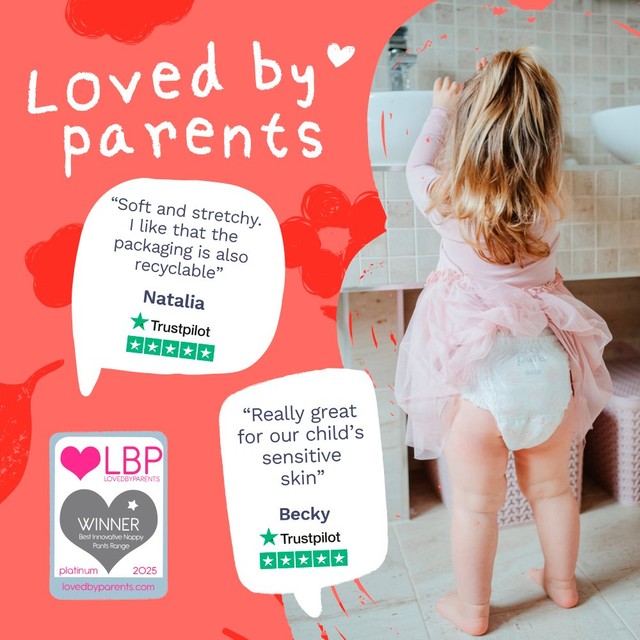 Pura Nappy Pants Size 5, imported from the UK