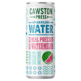 Cawston Press watermelon sparkling water can, UK version