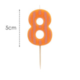 Talking Tables Number 8 candle 13cm, UK version