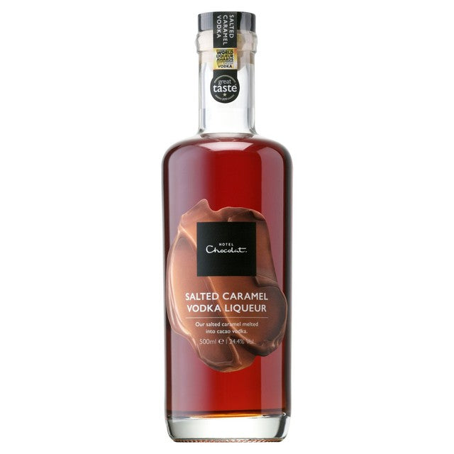 Hotel Chocolat salted caramel cacao vodka liqueur 50cl, UK version