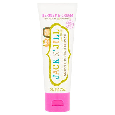 M&S Jack N Jill Natural Certified Toothpaste Berries & Cream Children's Toothpaste 50g- Buy online at McGrocer