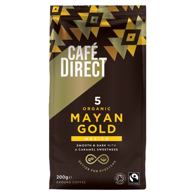 Cafedirect Mayan Gold Mexico ground coffee 200g - British product