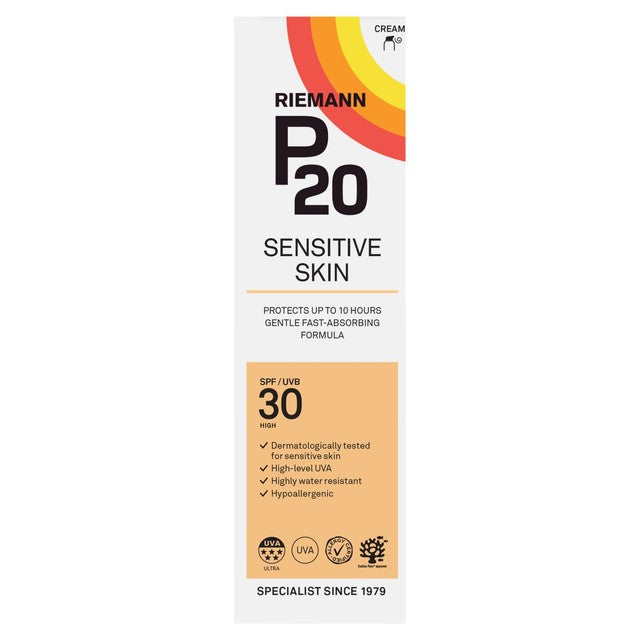 Riemann P20 Sensitive SPF 30 sun cream 100ml, imported from the UK