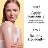 Neutrogena Ultra Sheer body sunscreen lotion SPF50 (British brand)