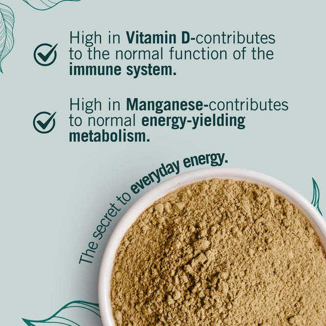 Green Origins organic super mushroom blend powder 100g, UK version