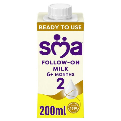 M&S SMA Pro 2 Follow-on Milk Ready to Use Baby Formula Milk 200ml- Buy online at McGrocer
