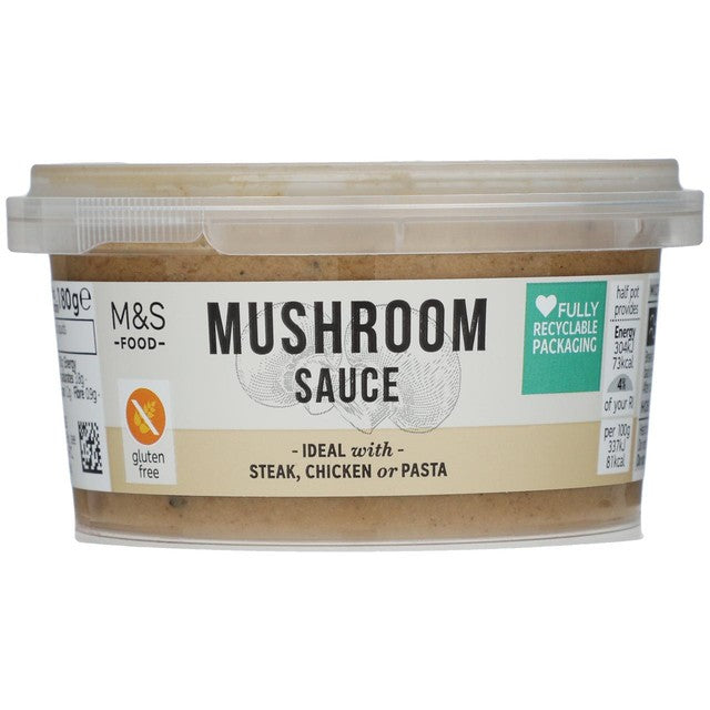 M&S Porcini Mushroom Sauce 180g - British product