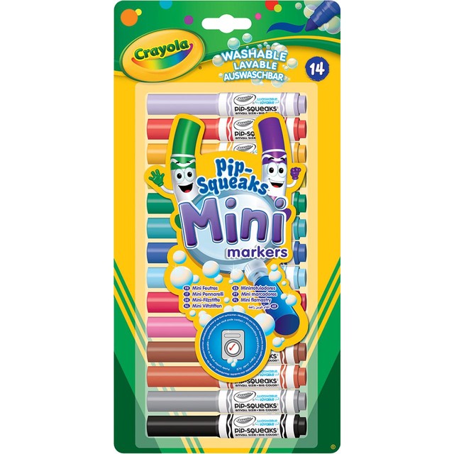 Crayola mini markers assorted colours 14 pack - British product