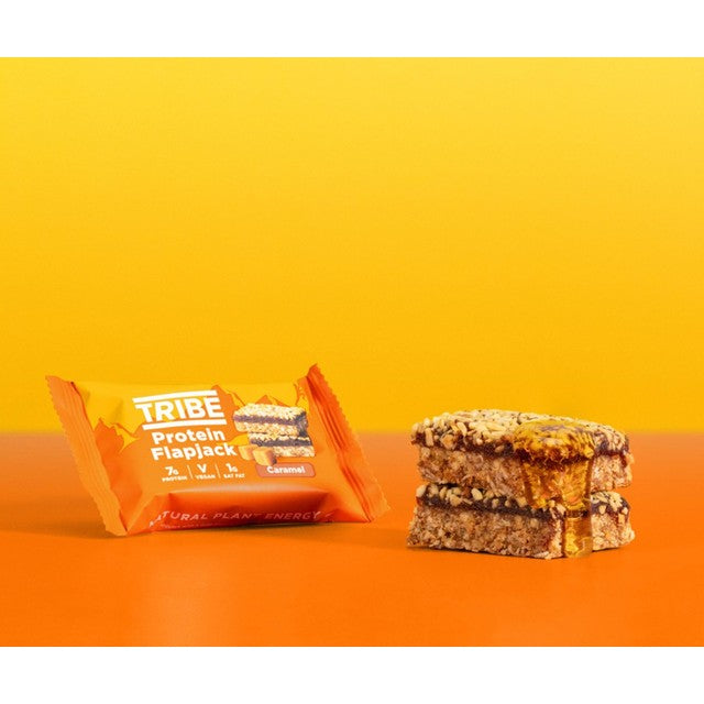 TRIBE Protein Flapjack Caramel 3 x 38g (British brand)
