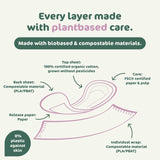 Naty sanitary pads regular, imported from the UK