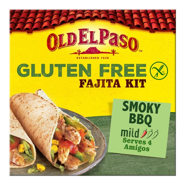 Old El Paso Fajita Kit Gluten Free 462g imported from the UK