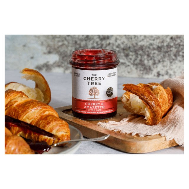 The Cherry Tree cherry amaretto extra jam 225g - British product