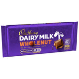 Cadbury Dairy Milk whole nut chocolate bar 120g - British product