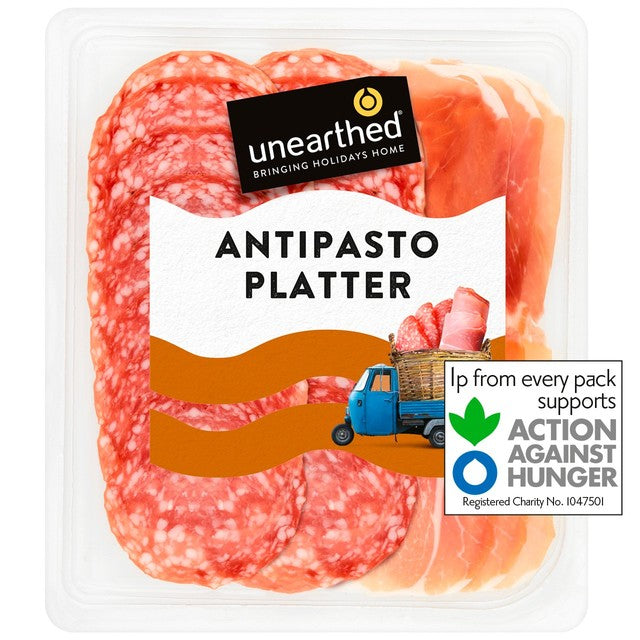 Unearthed Italian meat selection with salami and prosciutto 95g (British brand)