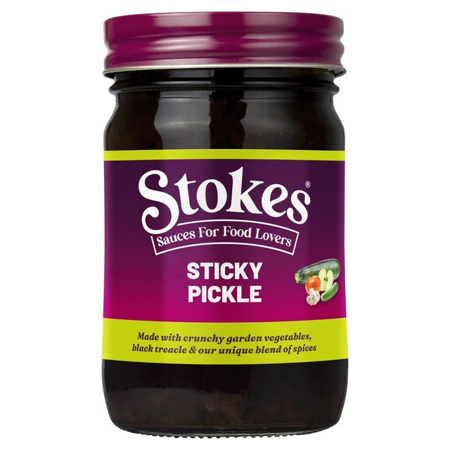 Stokes Sticky Pickle sweet spiced vegetable relish 430g (British brand)