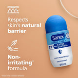Sanex Derma Care+ Roll-On Deodorant 50ml (British brand)