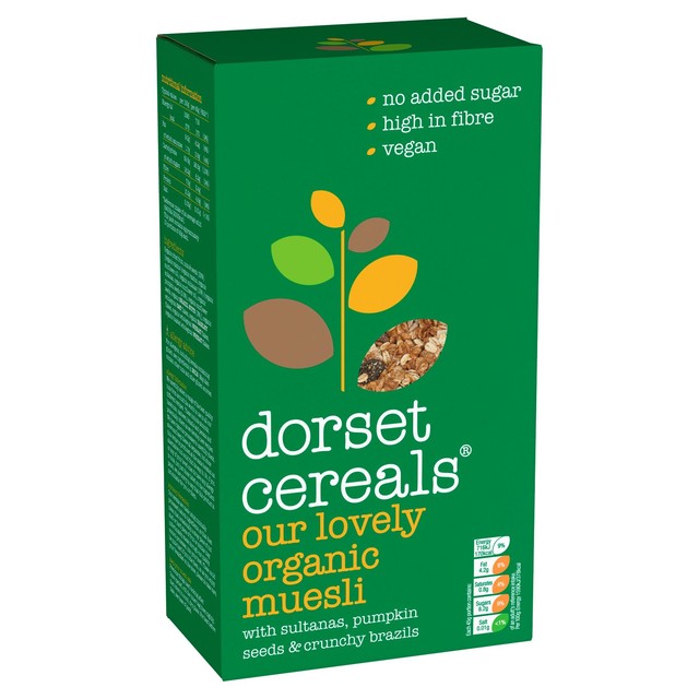 Dorset Cereals Organic Muesli No Added Sugar 600g - British product