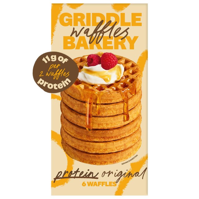 Griddle Bakery Original Protein Waffles 200g, UK version