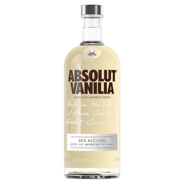 Absolut Vanilia vanilla flavoured vodka, UK version