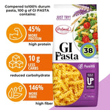 GI Pasta fusilli high protein low GI pasta (British brand)