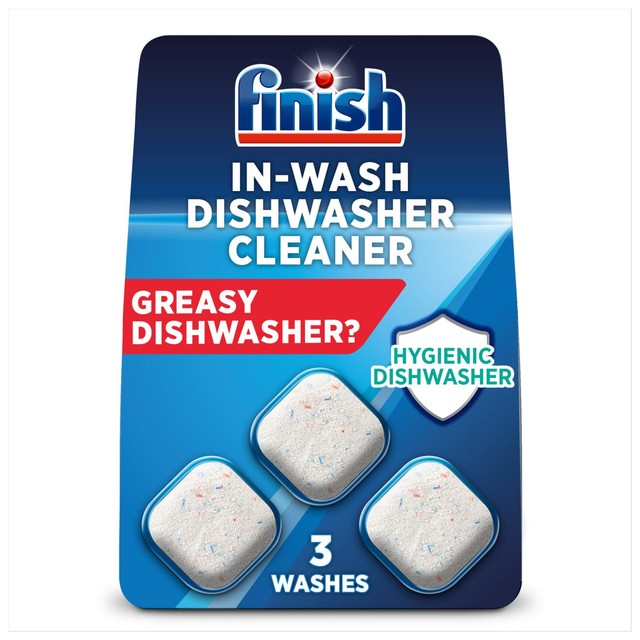 Finish In-Wash Dishwasher Cleaner Tablets 3 Pack - British product